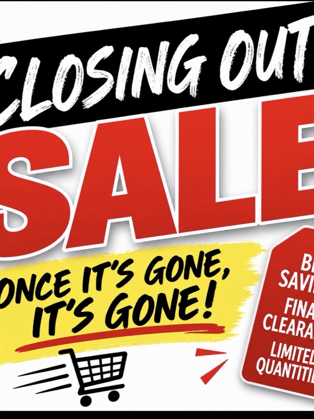 Closing Out Sale